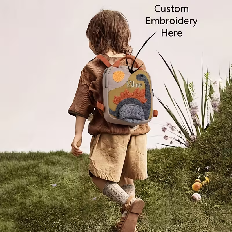 Personalized Dinosaur Kids Backpack
