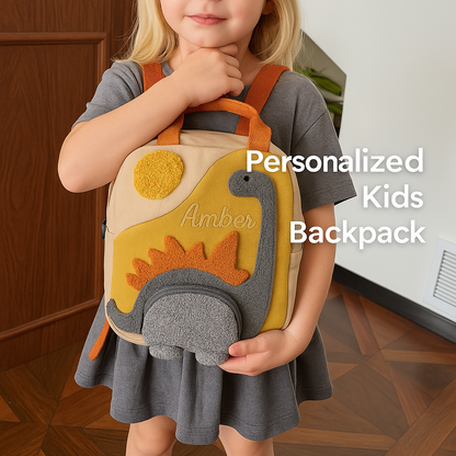 Personalized Dinosaur Kids Backpack