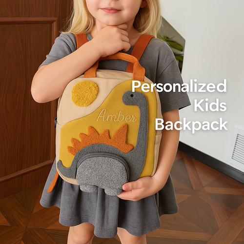 Personalized Dinosaur Kids Backpack